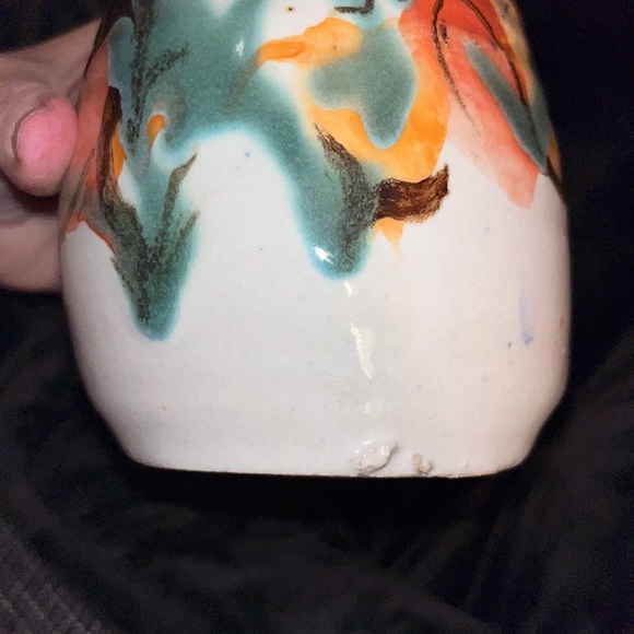 Vintage Duck Cowboy pottery piggy bank.  Used in excellent condition. Dr… - Picture 8 of 9